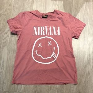 Nirvana Pink Band Tee